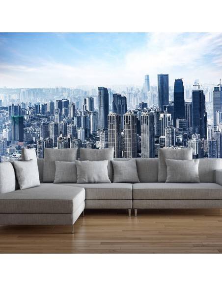 Décoration fresque murale ville