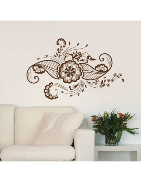 Sticker motif floral