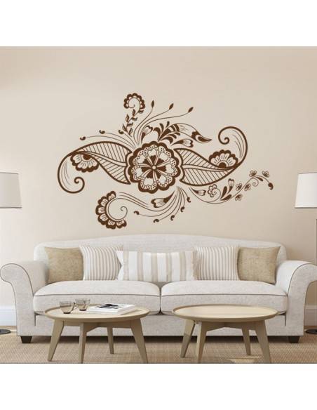 Sticker motif floral