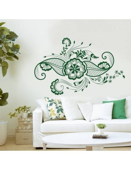 Sticker motif floral