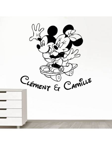 Sticker jumeaux mixtes avec prénoms