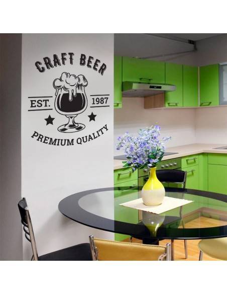 Sticker déco bière