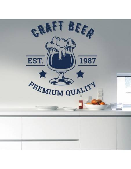 Sticker déco bière