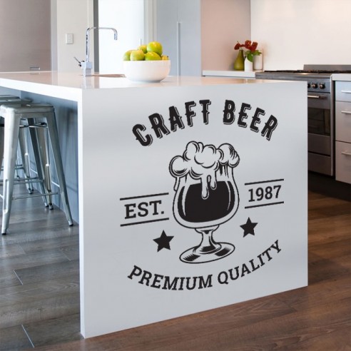 Sticker déco bière