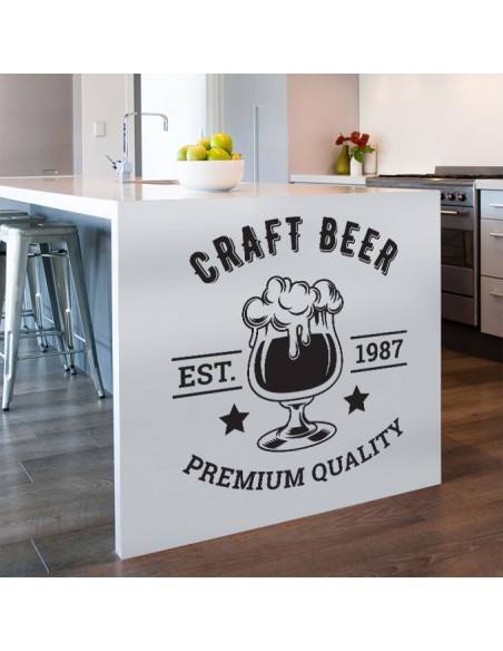 Sticker déco bière