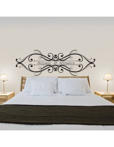 Sticker tête de lit personnalisé