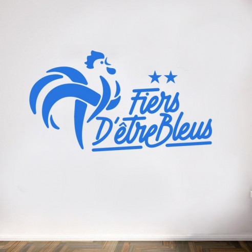 Sticker fiers d'être bleus - équipe de france