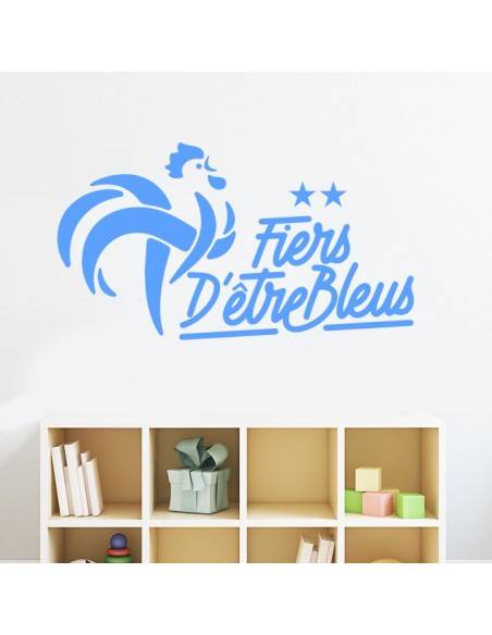 Sticker fiers d'être bleus - équipe de france
