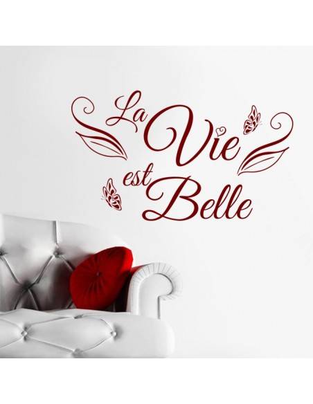 Sticker La vie est belle