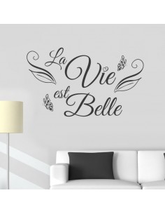 Sticker La vie est belle 2