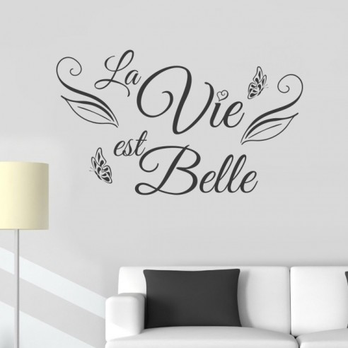 Sticker La vie est belle