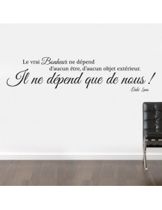 Sticker le vrai bonheur