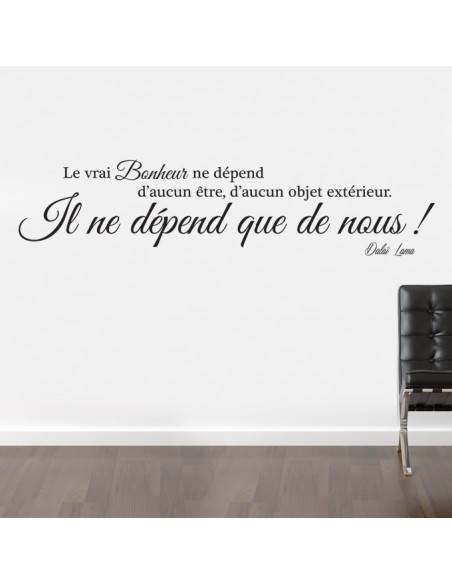 Sticker le vrai bonheur