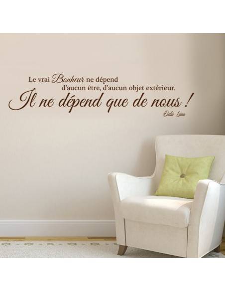 Sticker le vrai bonheur