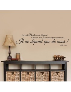 Sticker le vrai bonheur 2