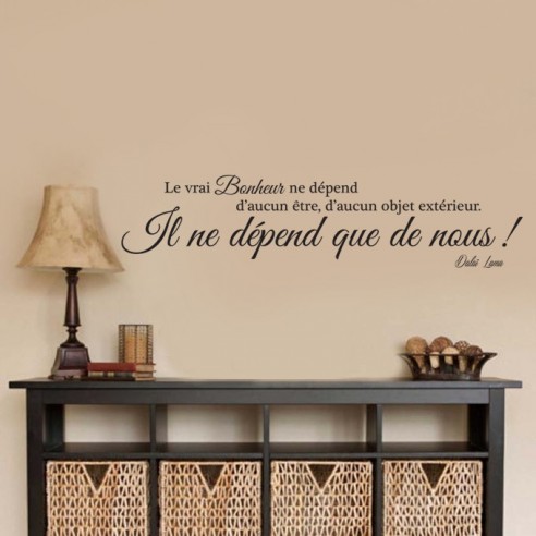 Sticker le vrai bonheur