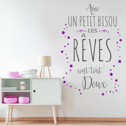 Sticker avec un petit bisou