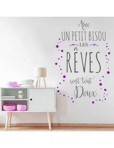 Sticker avec un petit bisou