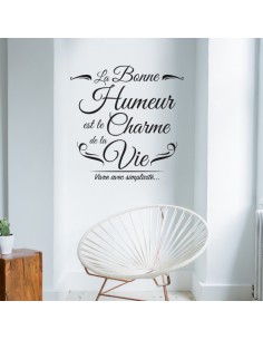 Sticker la bonne humeur est le charme de la vie