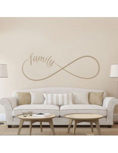Sticker famille symbole infini 2