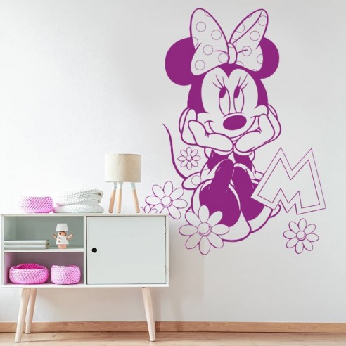 Sticker fille Minnie
