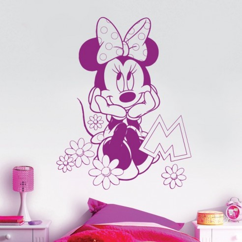 Sticker fille Minnie