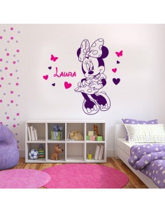 Sticker Minnie avec prénom personnalisé