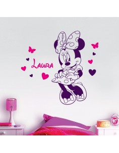 Sticker Minnie avec prénom personnalisé 2