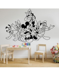 Sticker la bande à Mickey