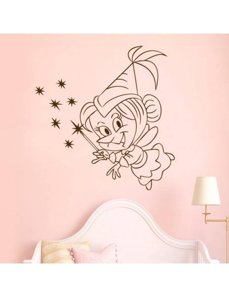 Sticker déco fée magique