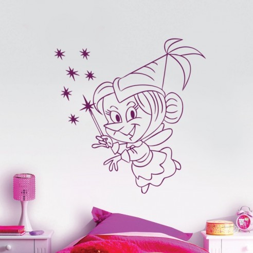 Sticker déco fée magique