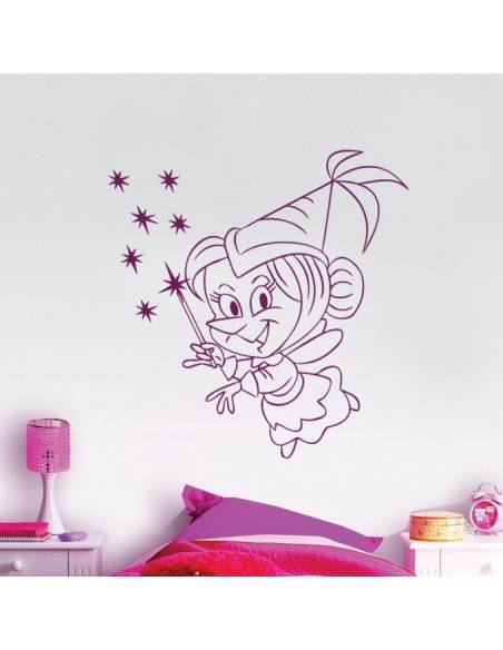 Sticker déco fée magique