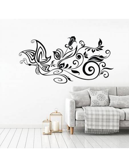 Sticker papillon design