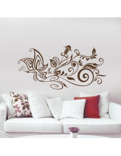 Sticker papillon design