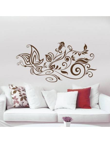 Sticker papillon design