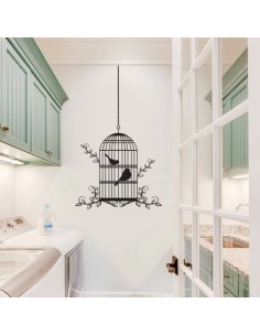Sticker cage à oiseaux 2