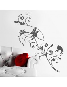 Sticker décoration florale