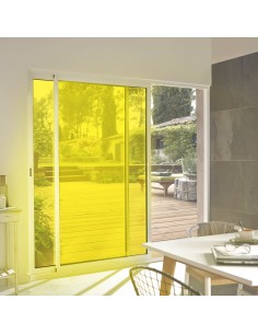 Film adhésif jaune ultra transparent