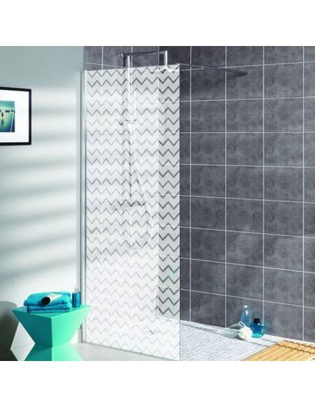 Sticker vénitien dépoli paroi de douche