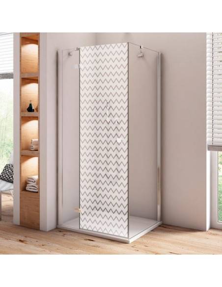 Sticker vénitien dépoli paroi de douche