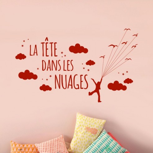 Sticker la tête dans les nuages