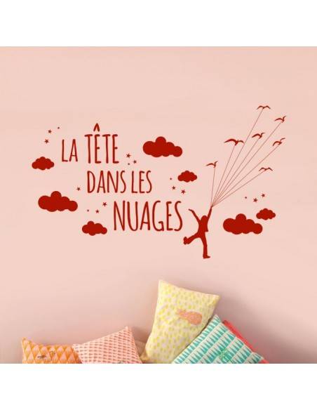 Sticker la tête dans les nuages
