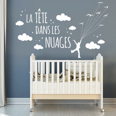 Sticker la tête dans les nuages