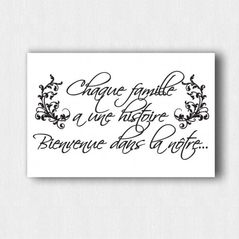 Tableau chaque famille a une histoire