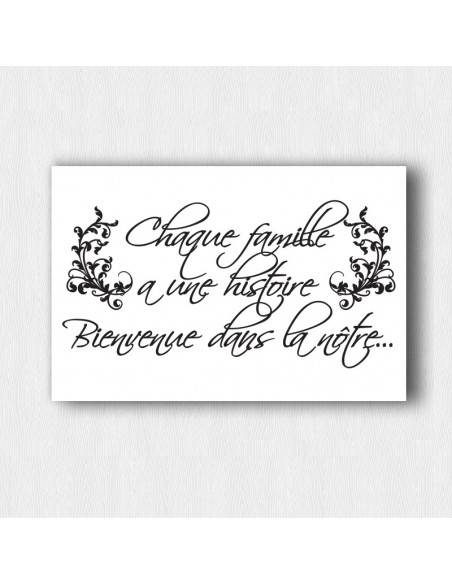 Tableau chaque famille a une histoire