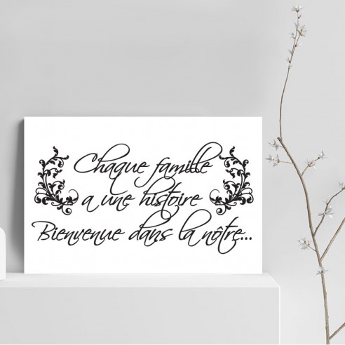 Tableau chaque famille a une histoire