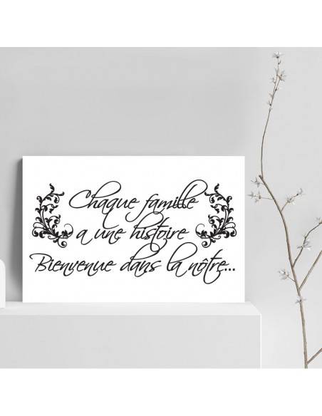 Tableau chaque famille a une histoire