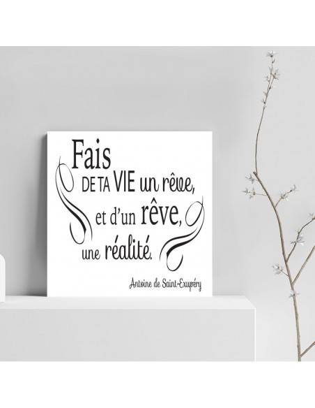Tableau fais de ta vie un rêve