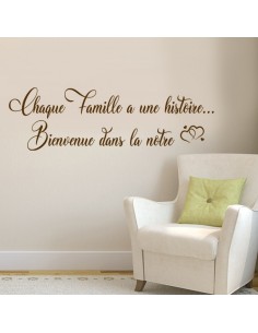Sticker chaque famille a une histoire