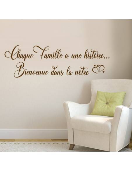 Sticker chaque famille a une histoire